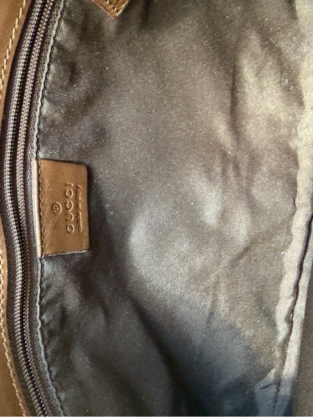 Gucci Jackie GG Brown Canvas Leather Trim Shoulder Bag - Picture 15 of 16